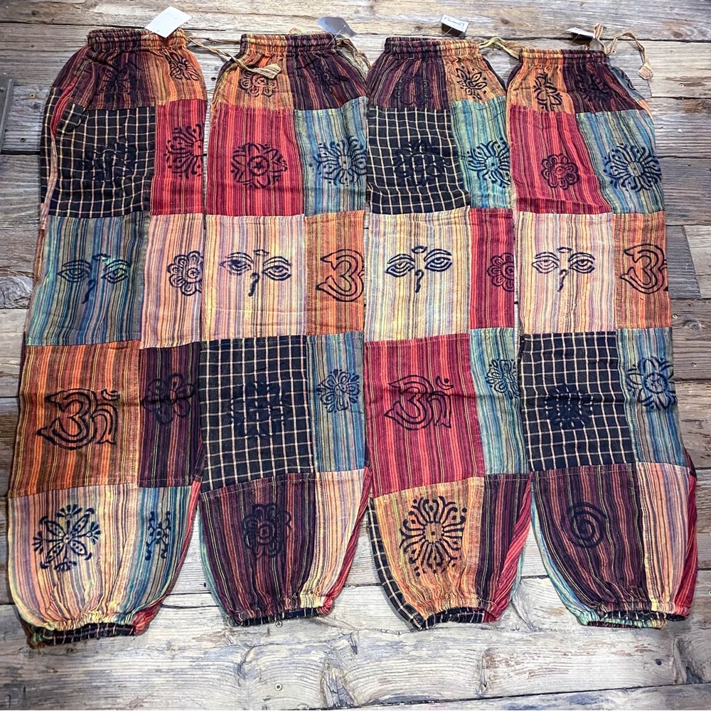 Boho hippie patchwork brand new pants